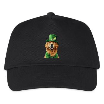 Golden Retriever - Kinder Basecap - Schwarz - Vorne