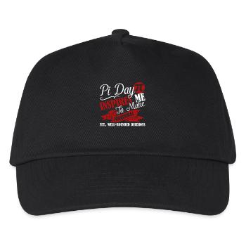 Pi Day Pi Day Inspires Me - Kids’ Baseball Cap - black - Front
