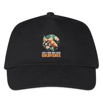poisson rouge - Casquette de baseball Enfant - noir - Devant