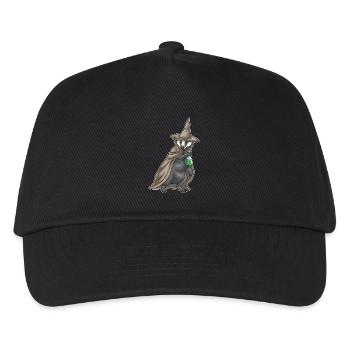 Dachs Hexe Zaubertrank - Kinder Basecap - Schwarz - Vorne