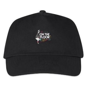 On The Floor – Cool Breakdance Design - Kids’ Baseball Cap - black - Front