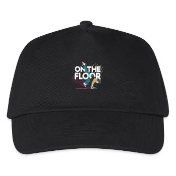 On The Floor – Cool Breakdance Design - Kids’ Baseball Cap - black - Front