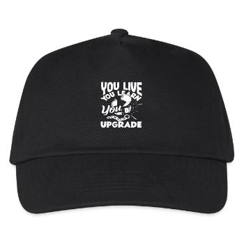 You Live, You Learn, You Improve The Divorce - Kids’ Baseball Cap - black - Front