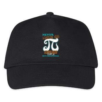 Pi Day Never Argument With Pi - Kids’ Baseball Cap - black - Front