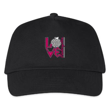 Kindergarten Teacher Love Kindergarten - Kids’ Baseball Cap - black - Front