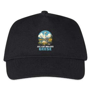 oies oies - Casquette de baseball Enfant - noir - Devant
