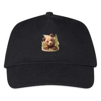 grizzly bears Grizzly bear - Kids’ Baseball Cap - black - Front
