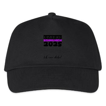 Communion 2025 Guest Book Gift Girls Boys - Kids’ Baseball Cap - black - Front