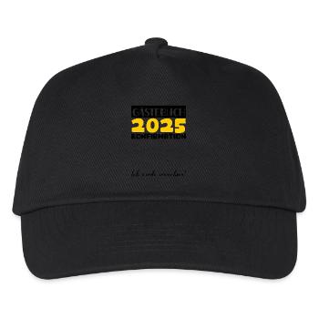 Confirmation 2025 Guestbook Decoration Girls Boys - Kids’ Baseball Cap - black - Front