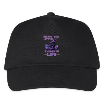 Profitez des petites choses de la vie Microscope - Casquette de baseball Enfant - noir - Devant