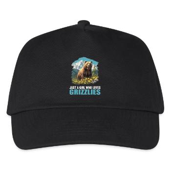 grizzly bears Grizzly bear - Kids’ Baseball Cap - black - Front