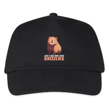 grizzly bears Grizzly bear - Kids’ Baseball Cap - black - Front
