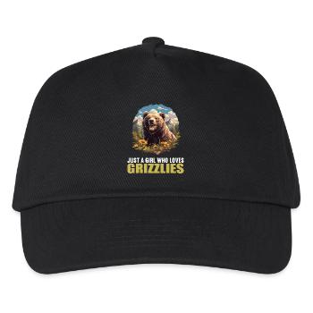 grizzly bears Grizzly bear - Kids’ Baseball Cap - black - Front
