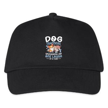 Dog trainers Unleashing Joy One Laugh At A Time - Kids’ Baseball Cap - black - Front