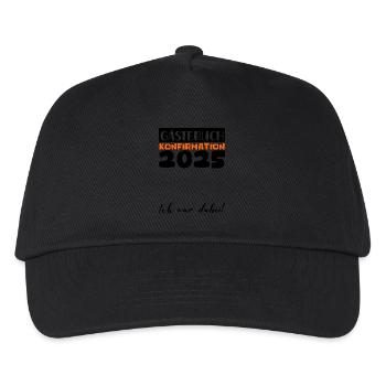 Confirmation 2025 Guest Book Decoration Girls Boys - Kids’ Baseball Cap - black - Front