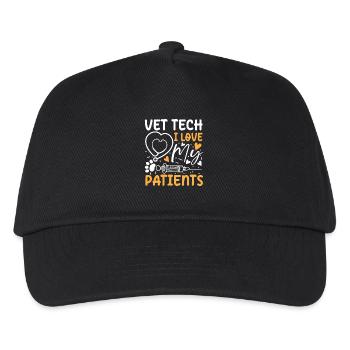 Vet Tech I Love My Patients - Kinder Basecap - Schwarz - Vorne