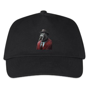 Walross - Kinder Basecap - Schwarz - Vorne