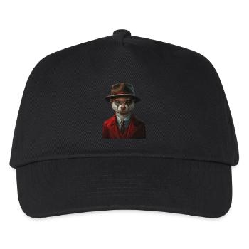 Wiesel - Kinder Basecap - Schwarz - Vorne