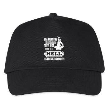 Blacksmith Blacksmith Never Die - Kids’ Baseball Cap - black - Front