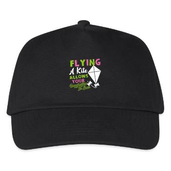 Kite Flying A Kite Allows Your Imagination To Soar - Kids’ Baseball Cap - black - Front