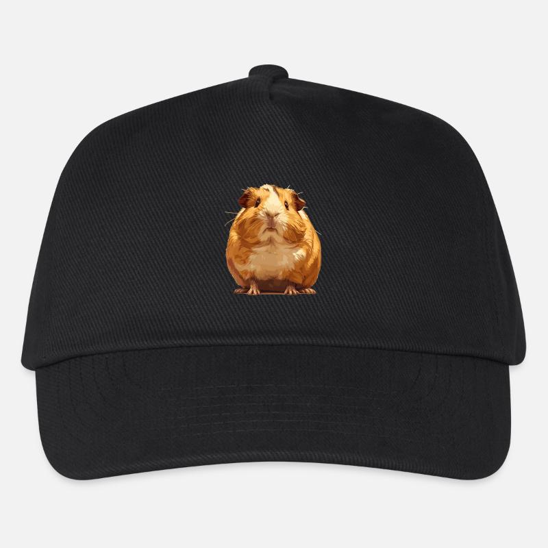 Meerschweinchen - Kinder Basecap - Schwarz
