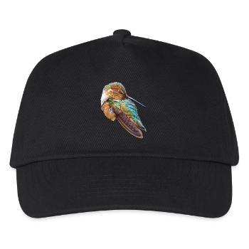Kolibri - Kinder Basecap - Schwarz - Vorne
