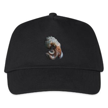Tintenfisch - Kinder Basecap - Schwarz - Vorne