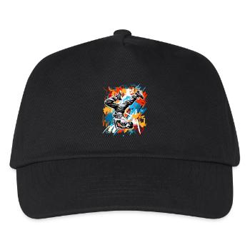 Breakdance - Kinder Basecap - Schwarz - Vorne