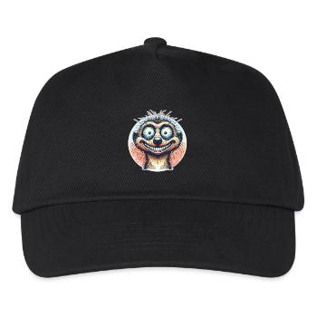 Erdmännchen - Kinder Basecap - Schwarz - Vorne