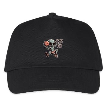 Basketball Dunking Alien - Kids’ Baseball Cap - black - Front