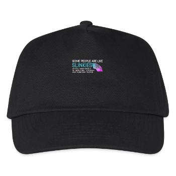 Manche Menschen Sind Wie Slinkies: Humorvolle - Kinder Basecap - Schwarz - Vorne