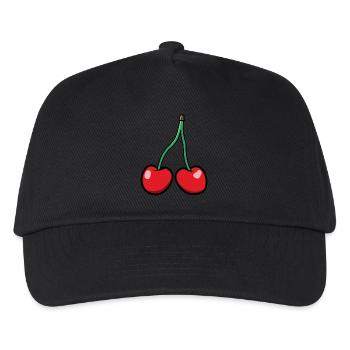 Cherry - Kids’ Baseball Cap - black - Front