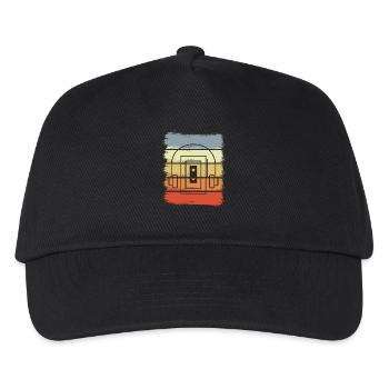 Vintage cassette player - Kids’ Baseball Cap - black - Front
