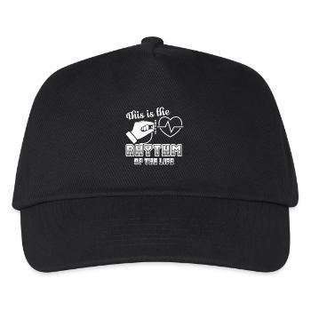 Cardiologist Rhythm Of The Life - Kids’ Baseball Cap - black - Front