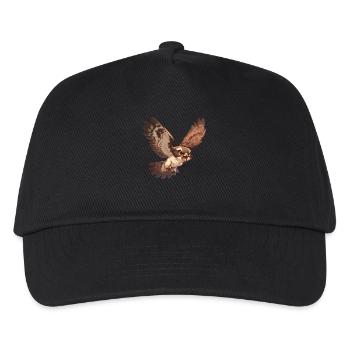 Falken Falke - Kinder Basecap - Schwarz - Vorne