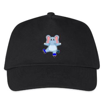 Elefant Inline skating Inline skates - Kids’ Baseball Cap - black - Front