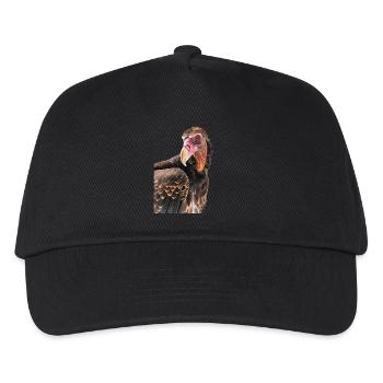 Geier - Kinder Basecap - Schwarz - Vorne