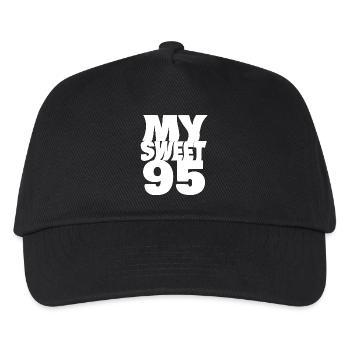 Sweet 95 - Kids’ Baseball Cap - black - Front