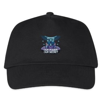 OUR POWER, OUR SECRET - Kids’ Baseball Cap - black - Front