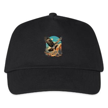 Falken Falke - Kinder Basecap - Schwarz - Vorne