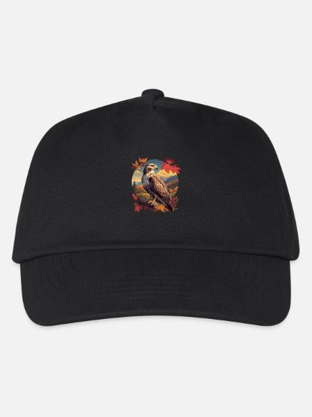 Falken Falke - Kinder Basecap - Schwarz