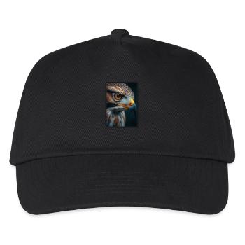 Falken Falke - Kinder Basecap - Schwarz - Vorne