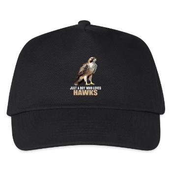 Faucon Faucon - Casquette de baseball Enfant - noir - Devant