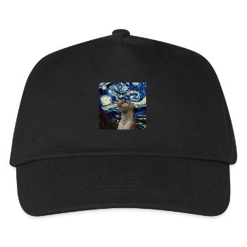 Wiesel - Kinder Basecap - Schwarz - Vorne