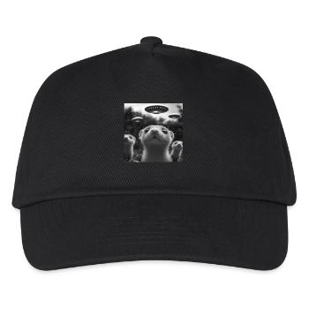 Wiesel - Kinder Basecap - Schwarz - Vorne