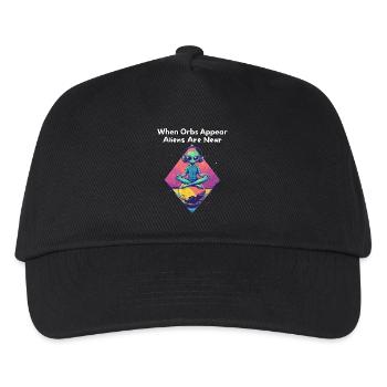 When Orbs Appear, Aliens Are Near - Alien Design - Kids’ Baseball Cap - black - Front