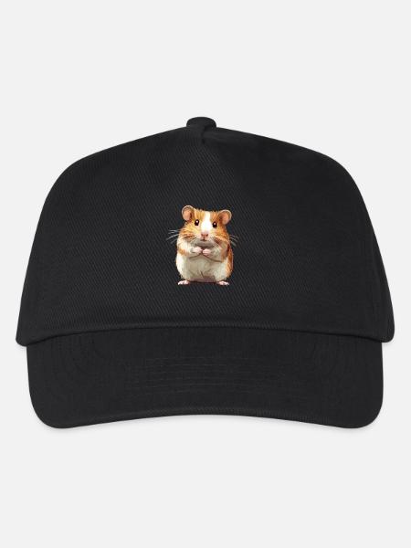 Hamster - Kinder Basecap - Schwarz