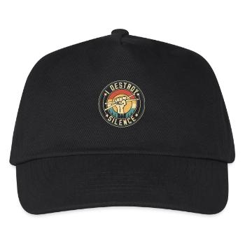 I DESTROY SILENCE - Kids’ Baseball Cap - black - Front