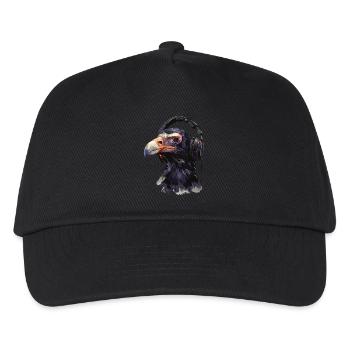 Geier - Kinder Basecap - Schwarz - Vorne