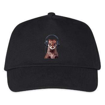 Wiesel - Kinder Basecap - Schwarz - Vorne